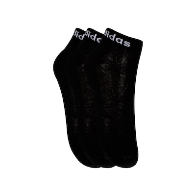 Meia Cano Médio adidas Cush Linear - 3 Pares - Adulto - Foto 1