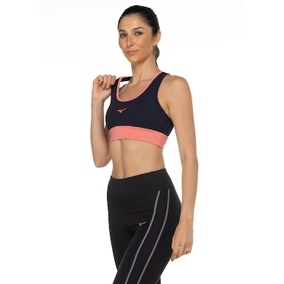 Top Fitness com Bojo Removível Mizuno Média Sustentação Run Easy 4 - Adulto - Foto 3