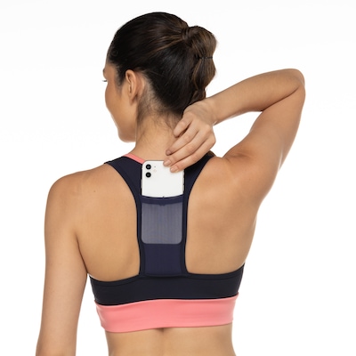 Top Fitness com Bojo Removível Mizuno Média Sustentação Run Easy 4 - Adulto - Foto 5