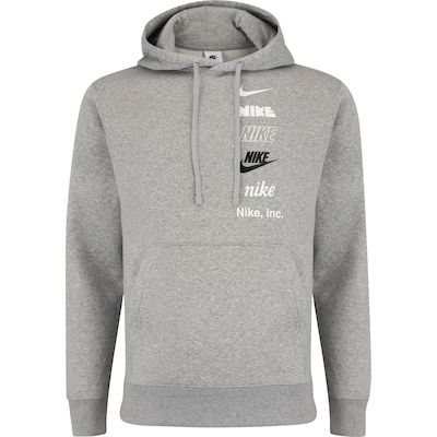 Blusão Masculino Nike Club Hoodie Logo - Foto 1