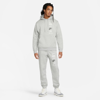 Blusão Masculino Nike Club Hoodie Logo - Foto 6