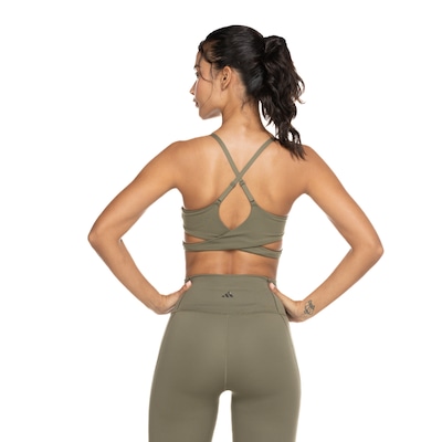 Top Fitness com Bojo adidas Baixa Sustentação Yoga - Foto 4