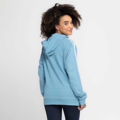 Jaqueta Feminina adidas com Capuz Track Top 3 Listras - Foto 3