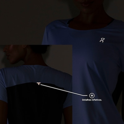 Camiseta Feminina On Running Manga Curta Performance T - Foto 5