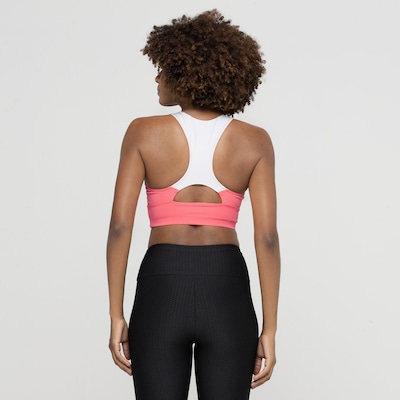 Top Fitness com Bojo Removível Mizuno Média Sustentação Compress Fit - Adulto - Foto 3