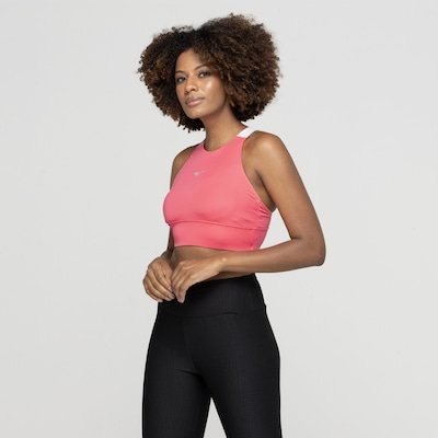 Top Fitness com Bojo Removível Mizuno Média Sustentação Compress Fit - Adulto - Foto 5