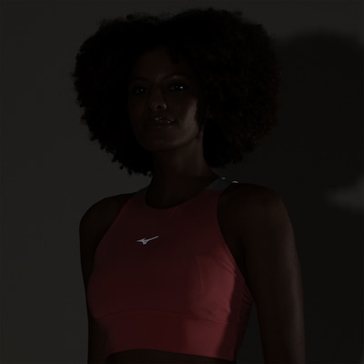 Top Fitness com Bojo Removível Mizuno Média Sustentação Compress Fit - Adulto - Foto 6