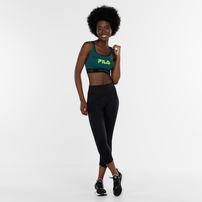 Top Fitness com Bojo Fila Média Sustentação Performa Fit - Adulto - Foto 3