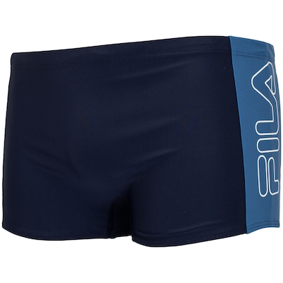 Sunga Boxer Adulto Fila Side Print - Foto 1
