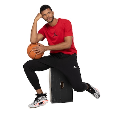 Calça Jordan Nike Masculina Dri-Fit Sport Csvr Flc - Foto 6