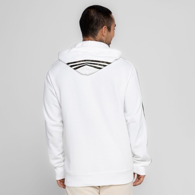 Jaqueta Masculina adidas com Capuz Top 3 Listras - Foto 3