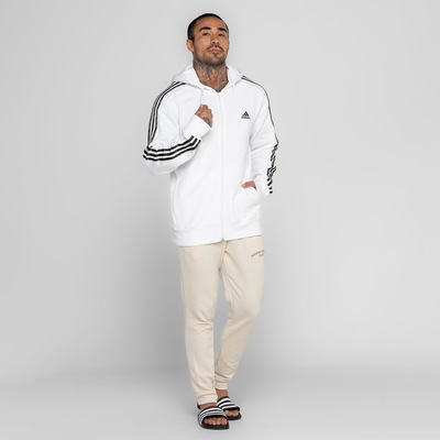 Jaqueta Masculina adidas com Capuz Top 3 Listras - Foto 4