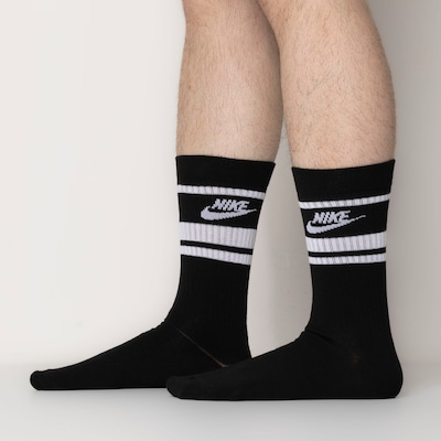 Kit de Meia Nike Cano Alto Everyday Essential Crew - Adulto - 3 pares - Foto 5