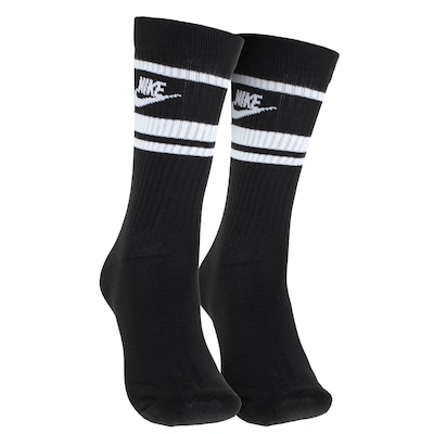 Kit de Meia Nike Cano Alto Everyday Essential Crew - Adulto - 3 pares - Foto 1