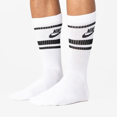Kit de Meia Nike Cano Alto Everyday Essential Crew - Adulto - 3 pares - Foto 3