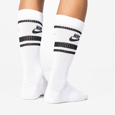Kit de Meia Nike Cano Alto Everyday Essential Crew - Adulto - 3 pares - Foto 4