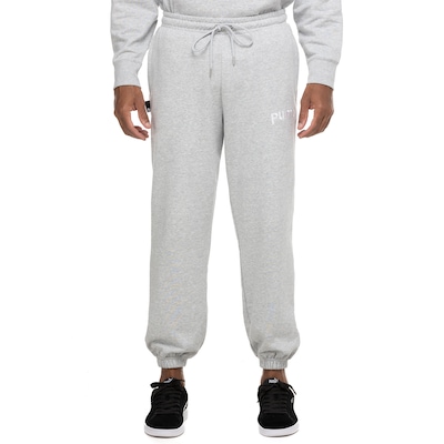Calça Masculina Puma Team Sweatpants - Foto 4