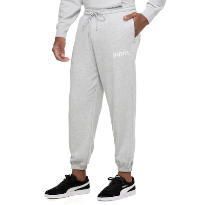 Calça Masculina Puma Team Sweatpants - Foto 2