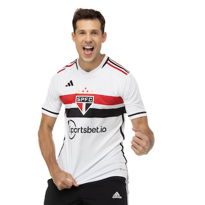 Camisa do São Paulo I 23 adidas - Masculina - Foto 6