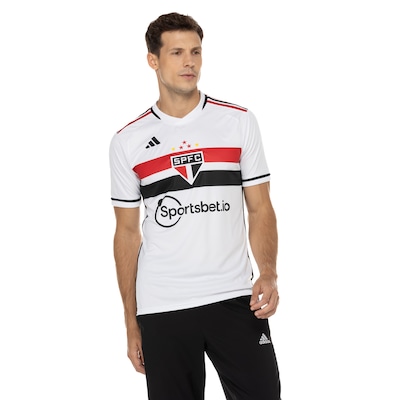 Camisa do São Paulo I 23 adidas - Masculina - Foto 2