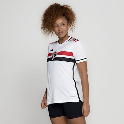 Camisa do São Paulo I 23 adidas - Feminina - Foto 4