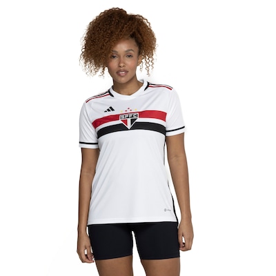 Camisa do São Paulo I 23 adidas - Feminina - Foto 2
