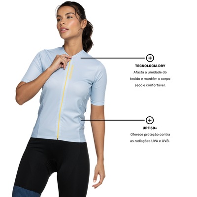 Camisa de Ciclismo Feminina Asw Versa - Foto 3