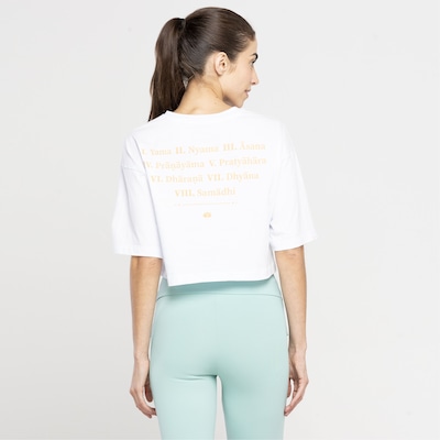 Blusa Cropped Manga Curta Feminina Oxer Estampada - Foto 4