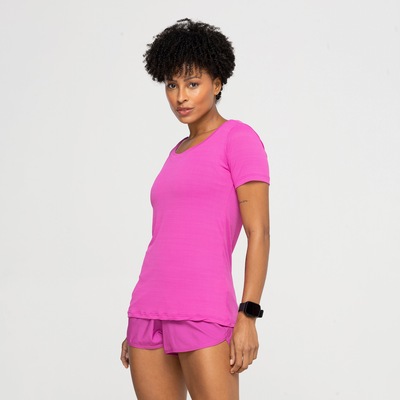 Camiseta Feminina Lauf Manga Curta Basic Color - Foto 4