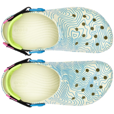 Sandália Crocs Adulto Classic T Topografic - Foto 5