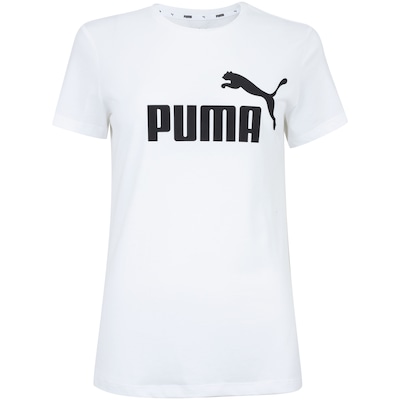 Camiseta Puma Feminina Manga Curta Essentials Logo Tee - Foto 6