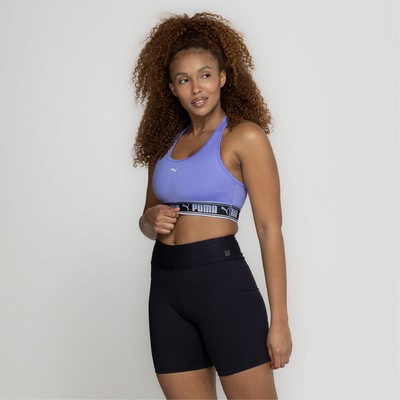 Top Fitness Sem Bojo Puma Média Sustentação Strong - Adulto - Foto 4