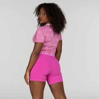 Blusa Cropped Nike Manga Curta Sportwear Air Slim - Foto 4