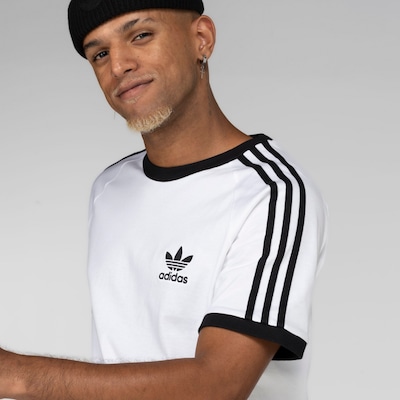 Camiseta adidas Originals Manga Curta 3 Stripes - Foto 6