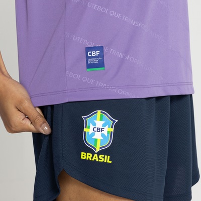 Camiseta do Brasil CBF Feminina Transforma - Foto 6
