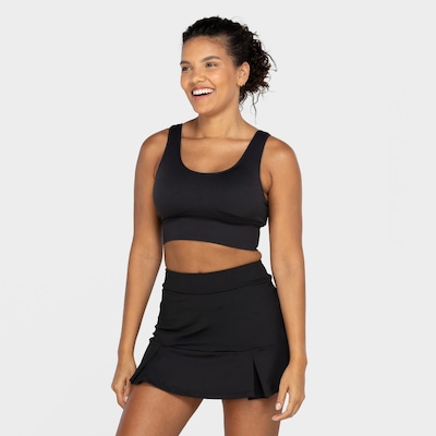 Top Fitness com Bojo Removível Oxer Sem Costura Baixa Sustentação - Adulto - Foto 2