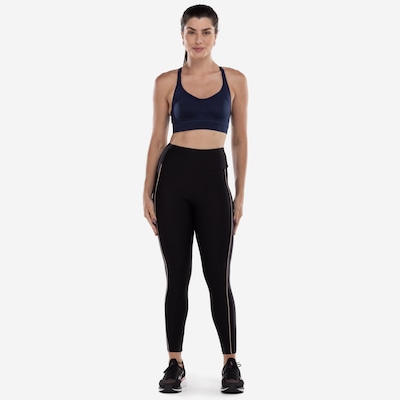 Top Fitness com Bojo Fixo Oxer Alta Sustentação Alça Cruzada - Adulto - Foto 3