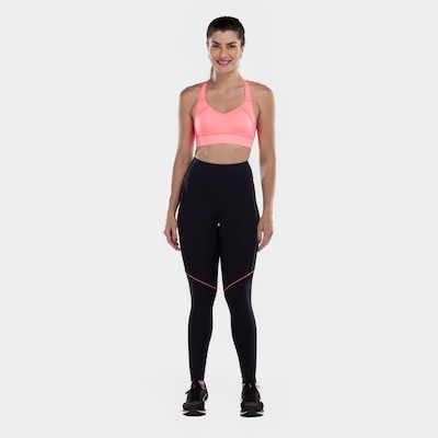 Top Fitness com Bojo Fixo Oxer Alta Sustentação Alça Cruzada - Adulto - Foto 3