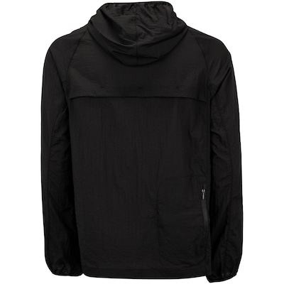 Jaqueta Corta-Vento Masculina Oxer com Capuz Packable Tecido Plano Corrida - Foto 2