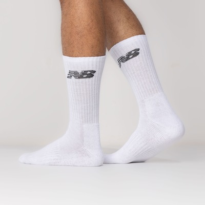 Kit de Meia New Balance Cano Alto - Adulto - 3 Pares - Foto 5