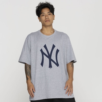 Camiseta New York Yankees MLB New Era Masculina Básico Essential - Foto 2