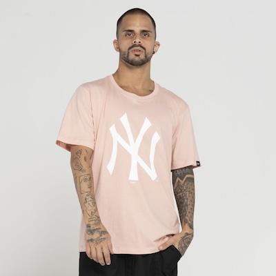 Camiseta New York Yankees MLB New Era Masculina Básico Essential - Foto 2