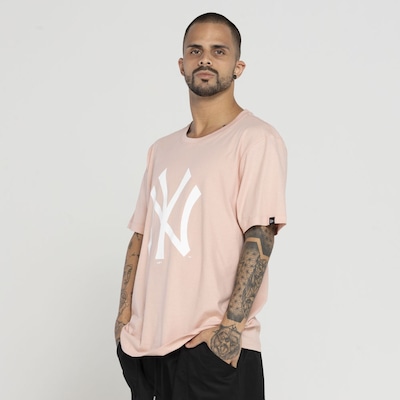 Camiseta New York Yankees MLB New Era Masculina Básico Essential - Foto 3