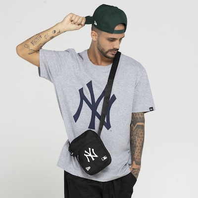 Shoulder Bag New York Yankees New Era Side Black White - Foto 5