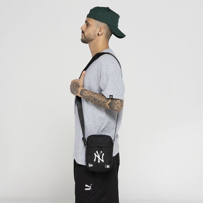 Shoulder Bag New York Yankees New Era Side Black White - Foto 2