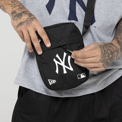 Shoulder Bag New York Yankees New Era Side Black White - Foto 3