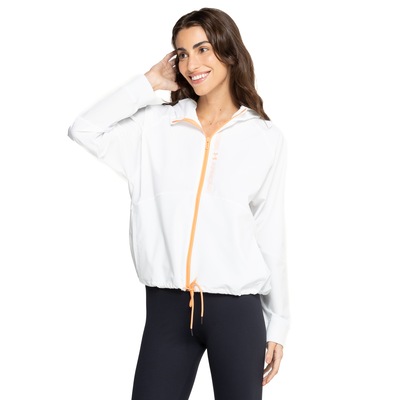 Jaqueta Feminina Under Armour com Capuz Woven Fz - Foto 1