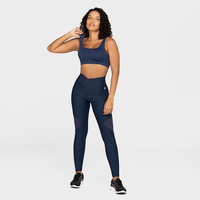 Top Fitness com Bojo Removível Vestem Rosinha Média Sustentação - Adulto - Foto 4