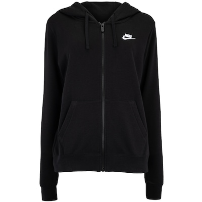 Jaqueta Feminina Nike com Capuz Sportswear Club FLC FZ - Foto 1