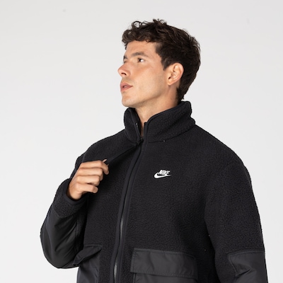 Jaqueta Masculina Nike Sportswear Sherpa FZ - Foto 6